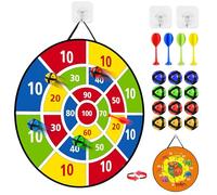 29 Inches Double Sided Kids Dart Board Set - Boys Toys Double Sided Dartboards with 20 Sticky Balls, Large 29-Inch Board,Gifts for 4 5 6 7 8 Year Old Boy Girl and Adult