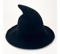 29 IYEBRAO 2 Pack Halloween Witch Hat for Women Men, Wool Blend Knit Foldable Wide Brim Wizard Hat Cosplay Costume Accessory Party Daily Wear (Black+Purple)