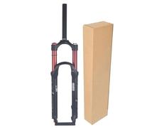 29" Mountain Bike Suspension Fork - 120mm Travel, 9mm Axle, 1-1/8" Straight, Double Air Chamber, Rebound Adjustment - Ideal for 26/27.5/29" Bikes