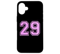 29 Number Twenty-Nine Sports Varsity College Girl Matching Case for iPhone 16 Plus