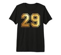 29 Number Twenty-Nine Team Sports Graphic Varsity Matching Premium T-Shirt