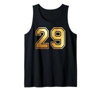 29 Number Twenty-Nine Team Sports Graphic Varsity Matching Tank Top