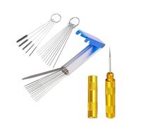 29 PCS Airbrush Cleaning Kit, Includes 13 Stainless Steel Cleaning Wires, 6 Nylon Brushes, 10 Cleaning Needles, and 1 Sharp Pick, Airbrush Cleaner kit Airbrush Gun Wash