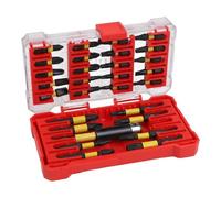 29-Piece Magnetic Screwdriver Bit Set with 75mm Bit Holder for Drivers - Metal for Precision Bits in Portable Storage Box