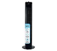 29" Tower Fan Black 40W 3 Speed Oscillating Quiet Cooling For Home & Office