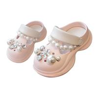 29 Trendy Summer Casual Shoes for Kids, Perfect for Everyday and Leisure Activities. Ideal for Children Aged 4 to 16 Years. Comfortable Design with Closed Non-Slip Baby Shoes, pink, 1 UK
