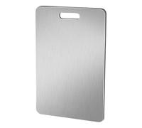 29 x 20 cm Kitchen Titanium Chopping Board - Double Sided Titanium Cutting Board | Hangable Meat Fruit Chopping Mat with Handle | Easy to Clean Kitchen Cutting Tool for Home Camping