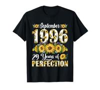 29 Year Old September 1996 Sunflower 29th Birthday Women T-Shirt