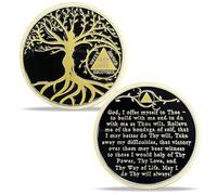 29 Year Tree of Life Sobriety Chip, AA Chips and Medallions - Sobriety Recovery Coin Sober Token | Sobriety Gifts for Celebrating Alcoholics Anonymous Recovery