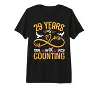 29 Years As Mr and Mrs 1997 2026 Counting 29th Anniversary Premium T-Shirt