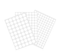 290 Pcs Screw Covers Stickers, White Self-Adhesive Screw Covers, 12mm, 15mm, 21mm Waterproof Screws Hole Covers for Furniture Screws, Cabinets, Desk, Wall, and Furniture Stickers