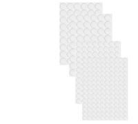 290 PCS White Screw Covers Stickers, 12mm, 15mm, 21mm, Waterproof Hole Covers for Home, Desk and Office Furniture