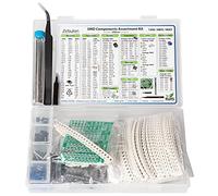 2900 pcs SMD 1206 0805 0603 Component Assortment, Resistor, Capacitor, Diode, Transistor, OpAmp, IC, Solder, PCB, SMT Soldering Assorted Kit