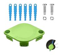 29092 Trimmer Head Blade Replacement Parts for Greenworks 21342 21302 21332 24V 40V String Edger, 1 Trimming Head, 6 Blades, 2 Metal Positioning