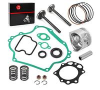 290cc FE290 Engine Rebuild Kit Oversize 0.25mm Piston & Ring Gasket Seal Intake Exhaust Valve Compatible with Club Car Golf Cart DS Predent 1016447 1016448 1023047-01