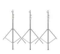290cm Air Pressure Tripod Bearing 10kg for Camera Stainless Steel Light Stand For Ring Light Live and Photography Soft(3 Tripod)