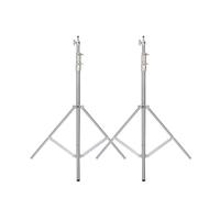 290cm Air Pressure Tripod Bearing 10kg for Camera Stainless Steel Light Stand For Ring Light Live and Photography Soft(2 Tripod)