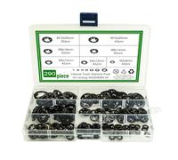 290pcs Internal Tooth Star Lock Washers Set M12x25mm M8x18mm Carbon Steel for Various Application