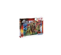29106, Jurassic World Supercolor Puzzle for Children - 180 Pieces, Ages 7 years Plus, Multicoloured, 34.3 x 24.9 x 3.5 centimetres