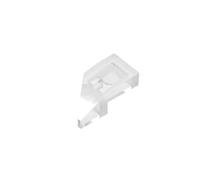 29119 Ornaments Slope Curved 2x1 with Stud Notch Right 50 Pieces GDS-1492 Compatible with Lego Building Blocks Color:Trans-Clear