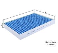 MAHLE LAO 292/S Cabin Air Filter - CareMetix - with allergen, bacteria and odor protection