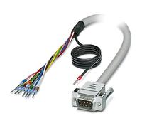2926399 cable D-sub 9pin plug, cable PVC L: 2m grey 1:1 connection PHOENIX CO