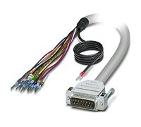 2926467 cable D-sub 15pin plug, cable PVC L: 2m grey 1:1 connection PHOENIX C