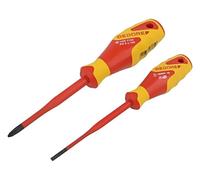 2928736 Screwdriver: insulated-set insulated Phillips,slot PH2,SL 3.5 GEDORE
