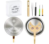295-5500 Watch Battery Compatible with Citizen Eco-Drive Series Model 295-5500 MT621 Suitable for Models 8510 8511 8512 8515 8625 8626 8627 8628 8629 Sealed Capacitor Rechargeable Battery