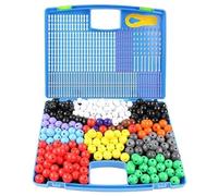 296-Piece Ball and Stick Chemistry Molecular Model Kit - Inorganic Crystal & Atom Set for STEM Experiments
