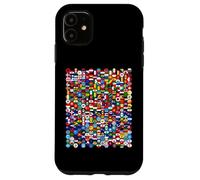 298 Flags,All flags of the world,World Flags. Case for iPhone 11