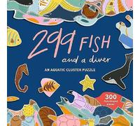 Laurence King Verlag Puzzle 299 Fish and a Diver – An Aquatic Cluster Puzzle – 300 Pieces