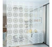 29cm Square White Room Divider Panels - 20pcs Decorative Privacy Screens for Bedroom & Home Office - Stylish Space Separator & Partition for Enhanced Privacy