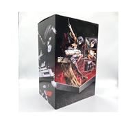 (29cm With Retail Box) Attack on Titans Levi Ackerman Action Anime Figura Kawai Eren Jaege Mikasa Ackerman The Armored Titan