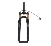 29in Mountain Bike Fork Shock Absorbing Fork Black Accessories Aluminum Alloy Fork Remote Lockout
