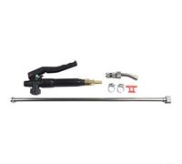 29In Replacement Sprayer Wand, 3/8" Brass Barb Adjustable Nozzle Sprayer Wand, Stainless Steel Connector And Lockable Switch Handle For Garden, Car Wash