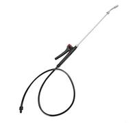 29In Stainless Steel Sprayer Wand with Adjustable Nozzle Thread Connector Sprayer Wand Replacement Part