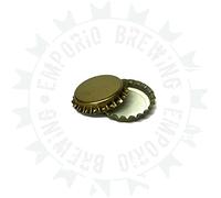 29mm Champagne and European Bottle Caps - 100-Count