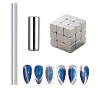 29pcs Cat Eye Magnet,Nail Polish Magnet Pens Nail Magnet Cat Eye Double-Head Nail Art Magnetic Wand Cat Eye Nail Magnet Tool,Suitable for Personal Home Diy Nail Art,Nail Art Design,Studio Salon
