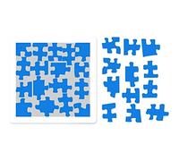 29PCS Difficult Jigsaw Puzzles, Level 10 Brain Challenge Intelligence Toys, Acrylic Material,for Observation and Reasoning Abilities,Difficult Puzzles for Adults & Teenagers (Blue)