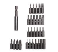 29Pcs S2 Screwdriver Bit Set Phillips Slotted Torx Hex Screwdriver Bits with Extension Rod 1/4 Inch Hex Shank
