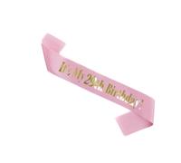 29th Birthday, 29th sash, HBD Decorations for Girls, Pink and Gold sash, Happy 29 Birthday Party Supplies, its my 29th birthda, 29 and Fabulous sashes , Happy Birthdays Sash, Birthday baddie (29th)