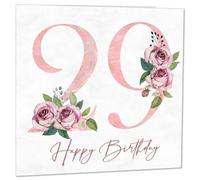 29th Birthday Card for Women - Floral 29th Birthday Cards for 29 year old woman twenty nine, twenty ninth Ladies Mum Sister Aunt Niece Daughter