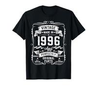 29th Birthday Gifts for Men 29yr 29 Years Old Vintage 1996 T-Shirt