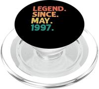 29th Birthday Legend Since May 1997 29 Years Old Vintage PopSockets PopGrip for MagSafe
