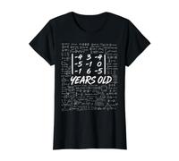 29th Birthday Matrix Determinant Math Nerd Funny Value Graphic T-Shirt, Women, Black, XS
