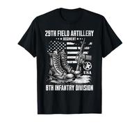 29th Field Artillery Regiment 8th Infantry Division Veteran T-Shirt