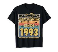 29th Wedding Anniversary Epic Husband Since 1993 T-Shirt