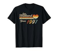 29th Wedding Anniversary for Him - Epic Husband Since 1997 T-Shirt, Men, Black, 6X-Large