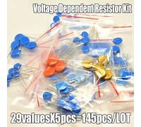 29valuesX5pcs=145pcs VDR 07D 10D 14D 20D Varistor Resistor Set Kit AMNzOgOdL